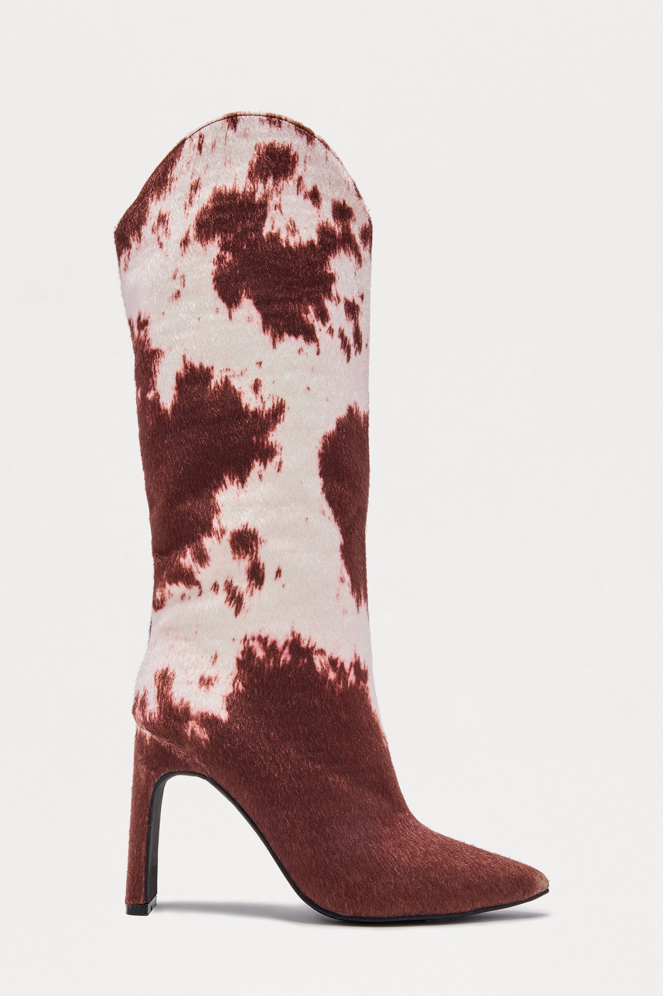 Montana Animal Print Boots - Brown/combo