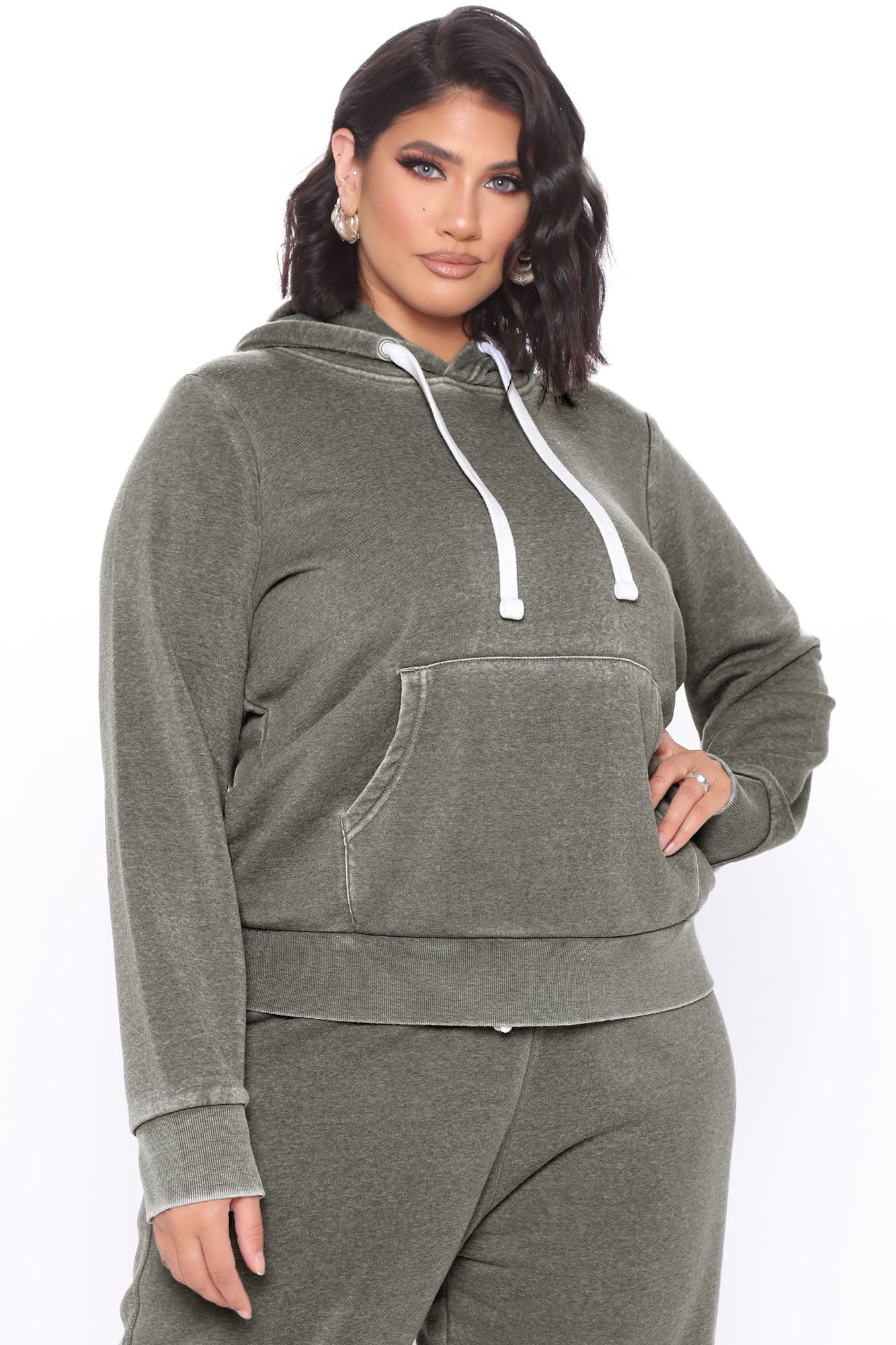 Sweet Dreams Mineral Wash Hoodie - Heather Grey