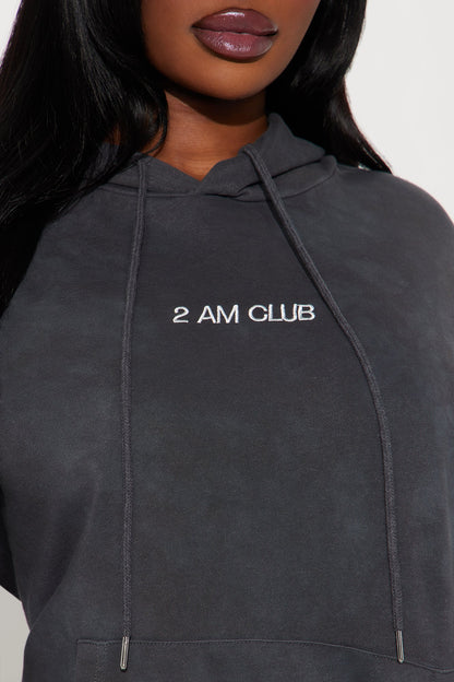 2 AM Club Sweatsuit Set - Charcoal