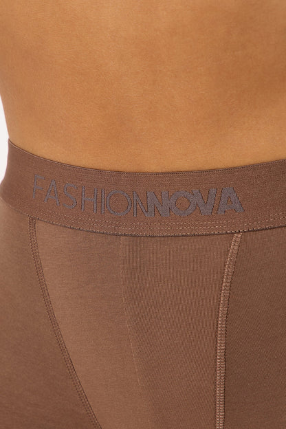 FN Mood PJ Boxer Short Set - Chocolate