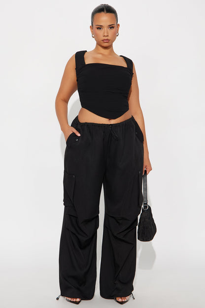 Gone Rogue Twill Stretch Jogger Cargo Pant 31 - Black