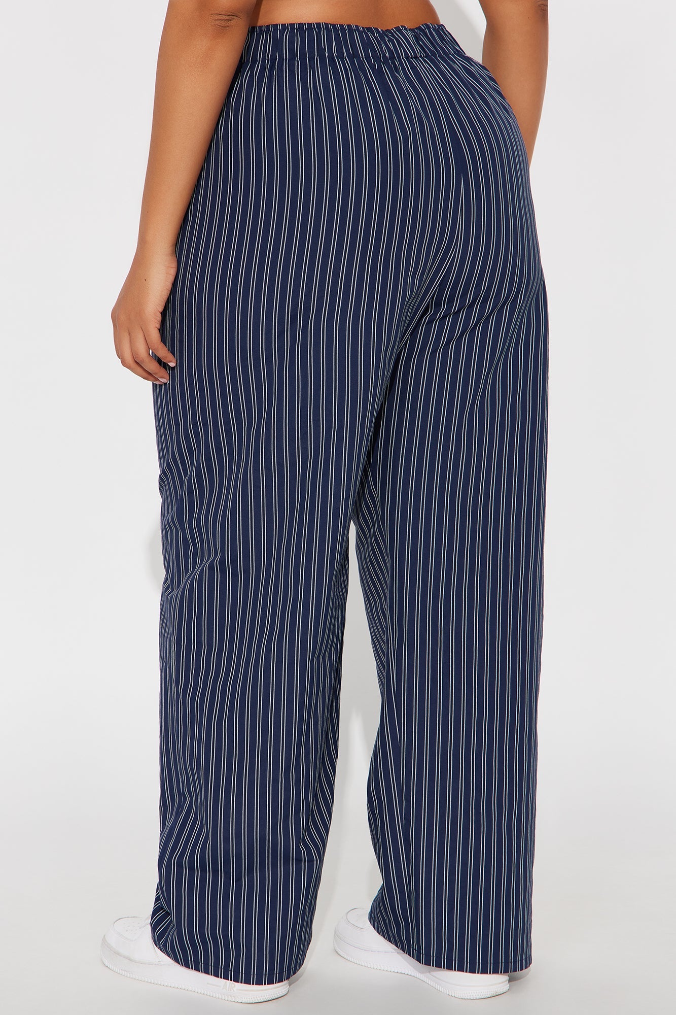 Aurora Striped Boxer Pant - Navy