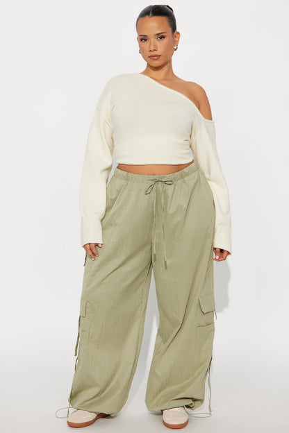Mellow Weekends Cargo Jogger Pant 32″ - Sage