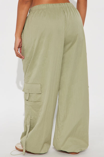 Mellow Weekends Cargo Jogger Pant 32″ - Sage