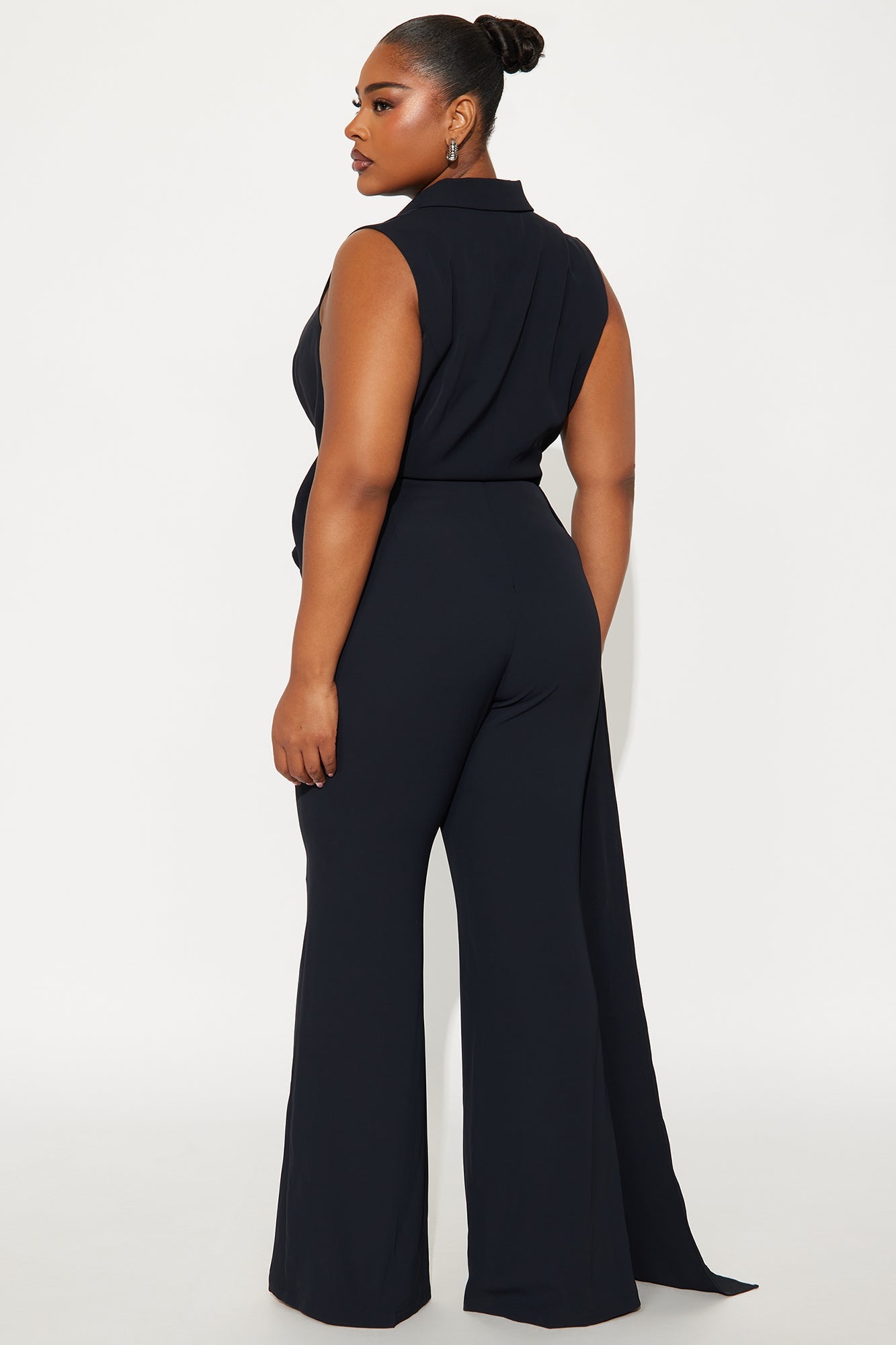 Behind The Veil Jumpsuit - Black/White