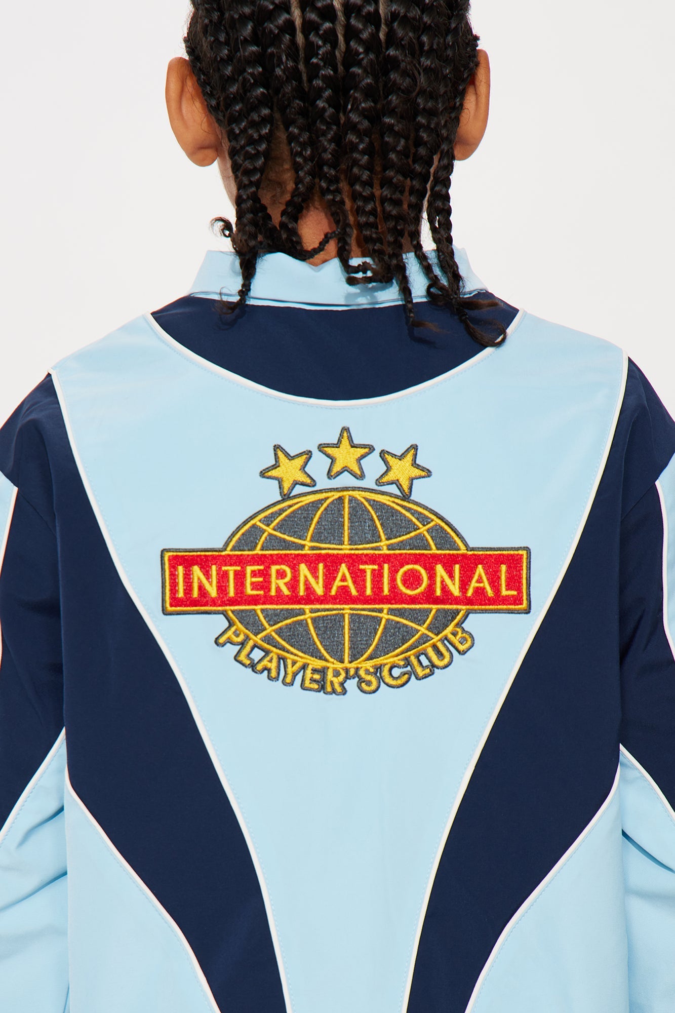 Mini International Champions Color Blocked Windbreaker Jacket - Blue/combo