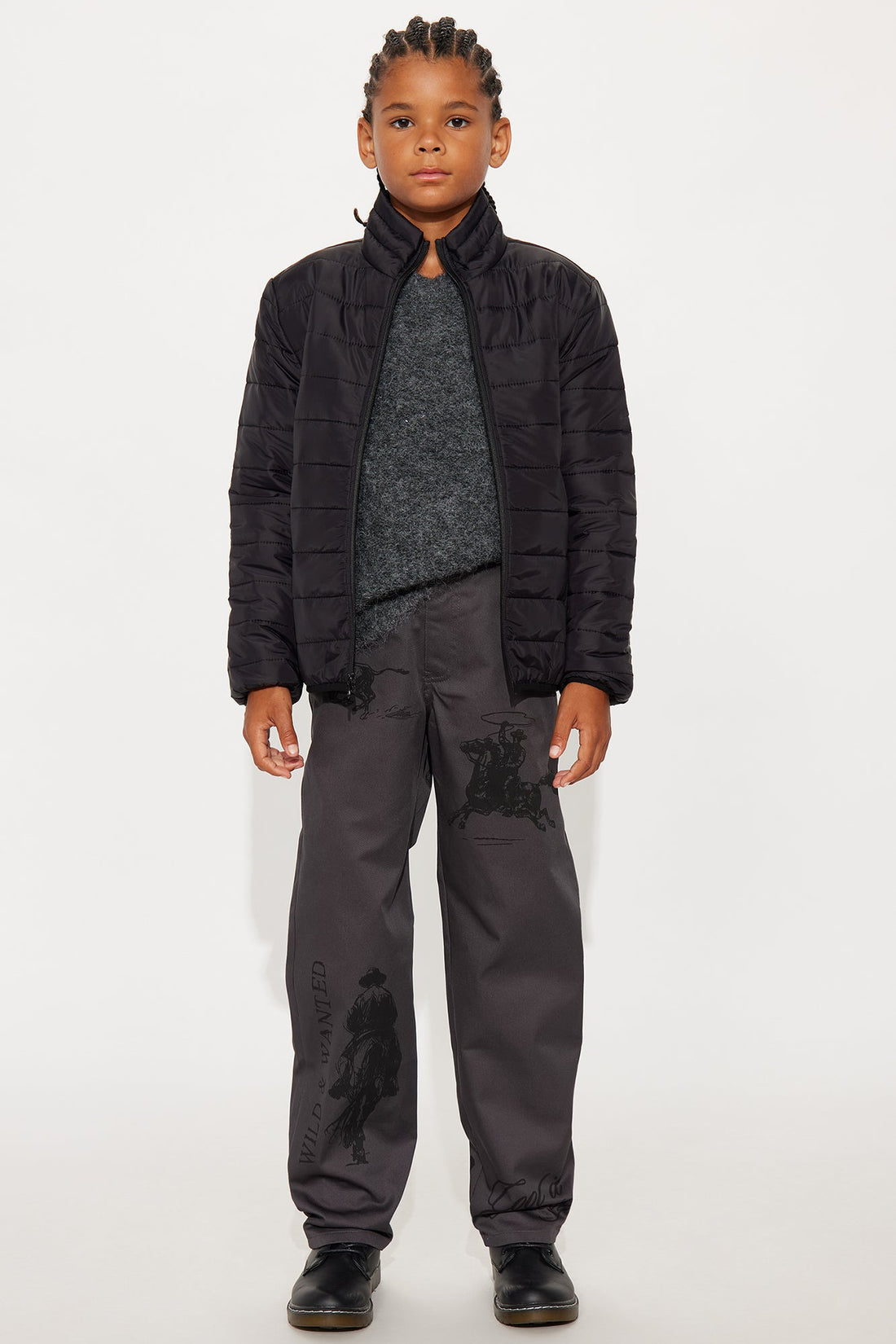Mini Wesley Packable Puffer Jacket - Black