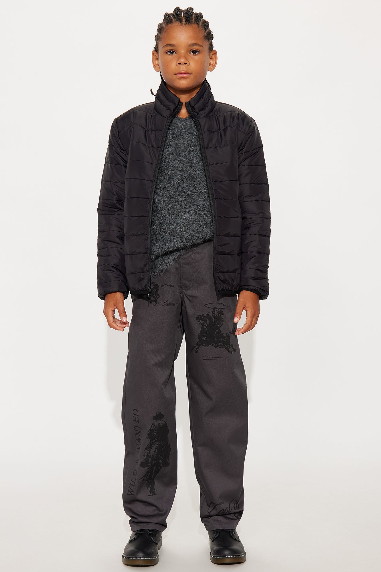 Mini Wesley Packable Puffer Jacket - Black