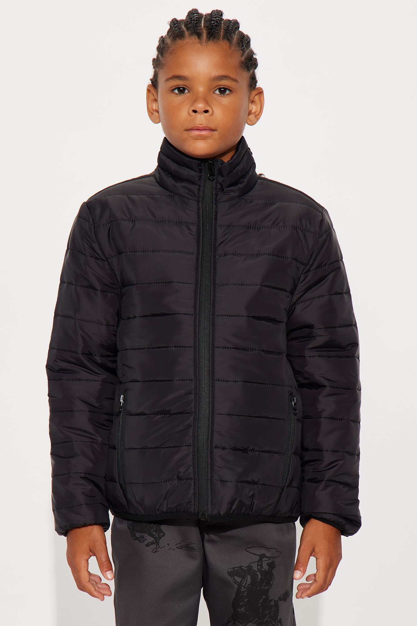 Mini Wesley Packable Puffer Jacket - Black