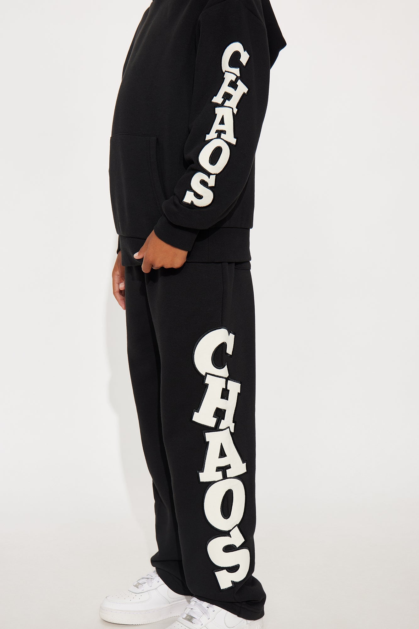 Mini Order And Chaos Sweatpants - Black