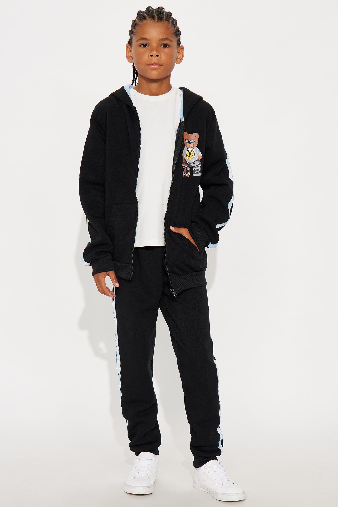 Mini King Of The Skatepark Jogger Pant Set - Black