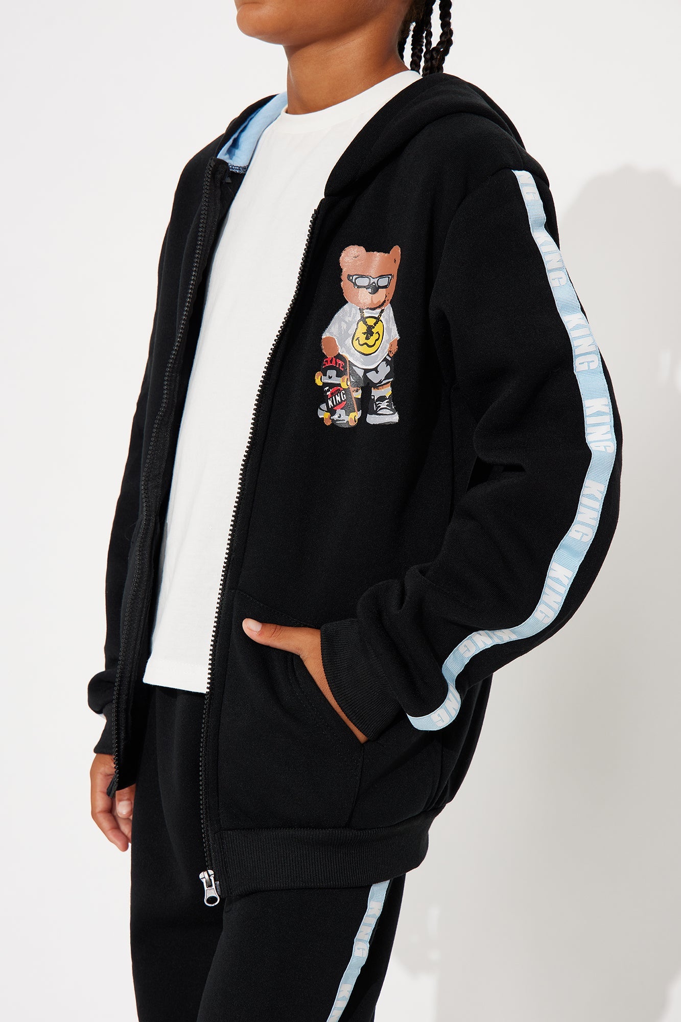 Mini King Of The Skatepark Jogger Pant Set - Black
