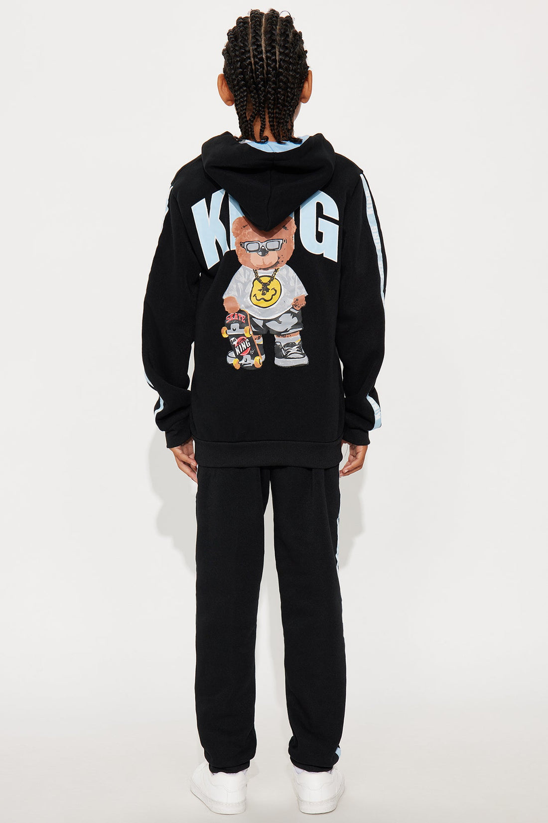 Mini King Of The Skatepark Jogger Pant Set - Black