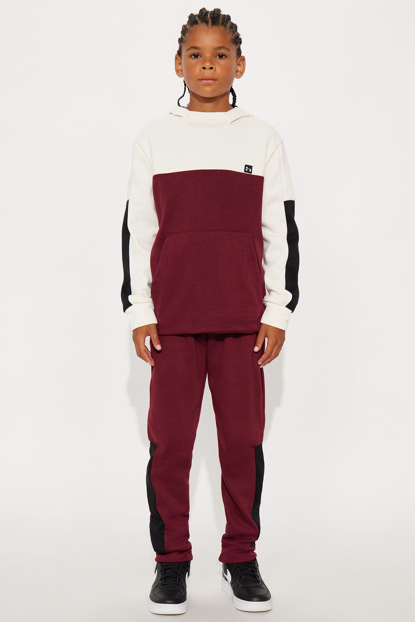 Mini Eye On The Prize Pant Set - Red/combo