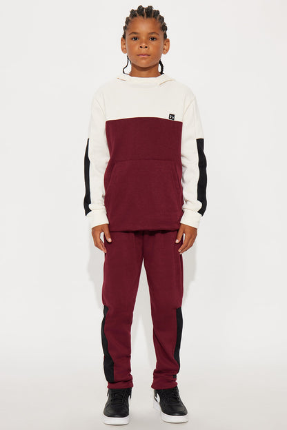 Mini Eye On The Prize Pant Set - Red/combo