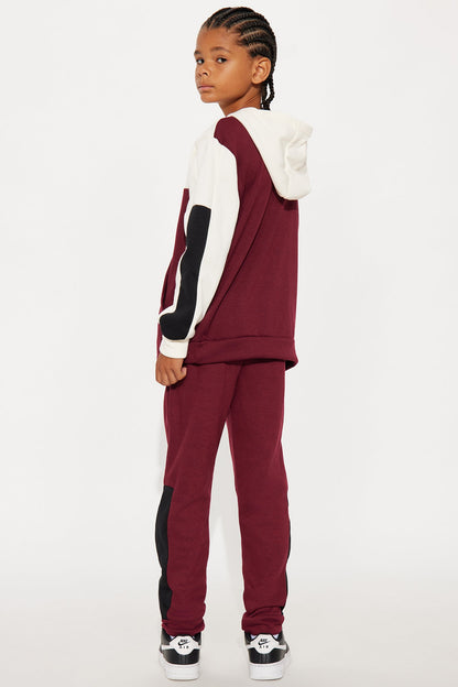 Mini Eye On The Prize Pant Set - Red/combo