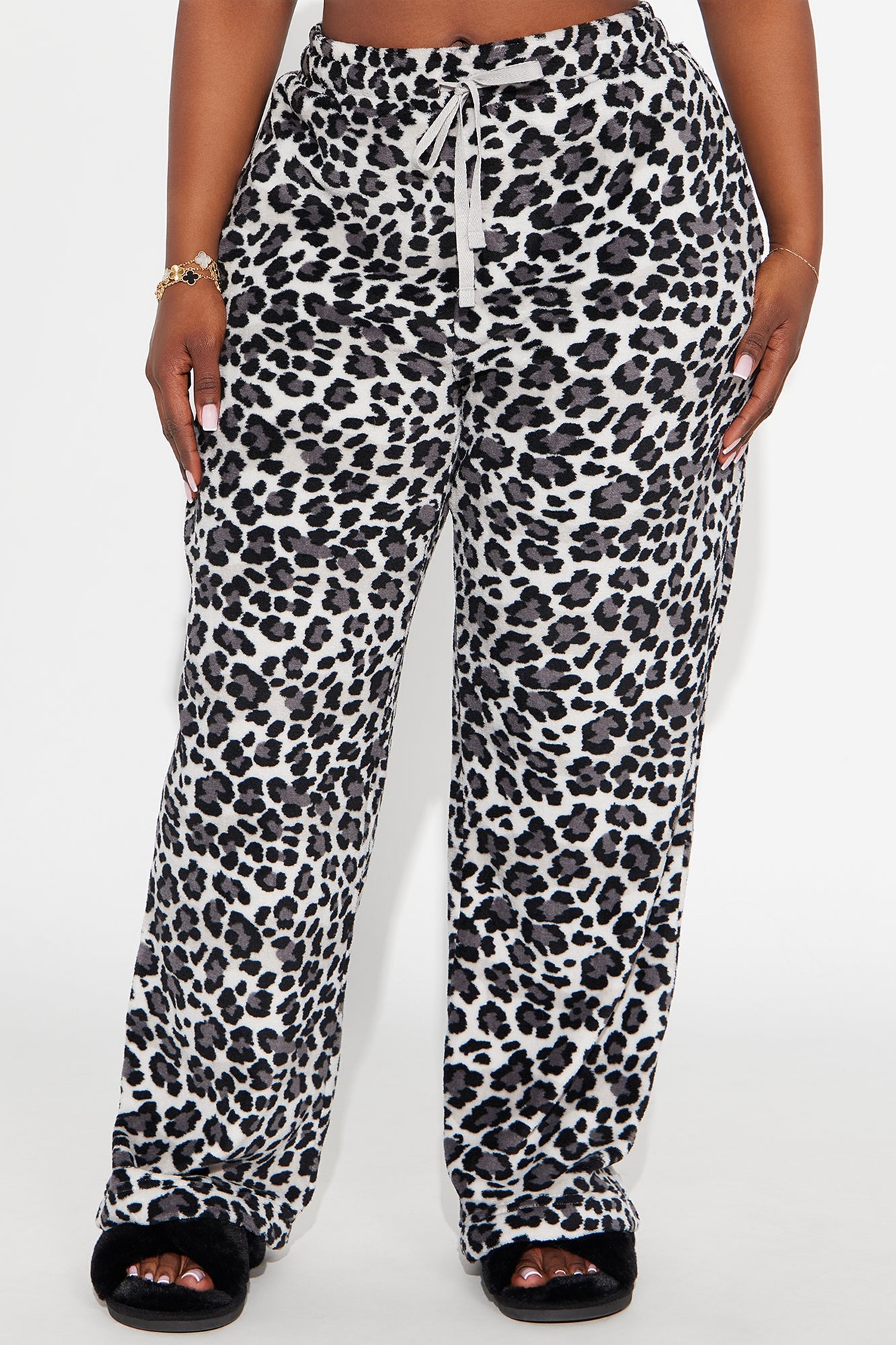 Gone Wild Plush PJ Pants - Grey/combo