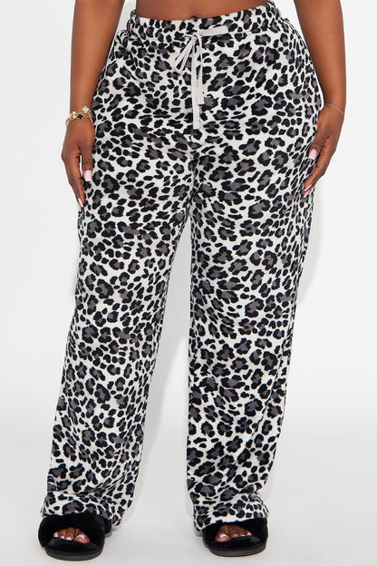 Gone Wild Plush PJ Pants - Grey/combo