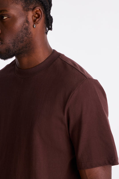Oversized Heavyweight Tee 240GSM - Chocolate