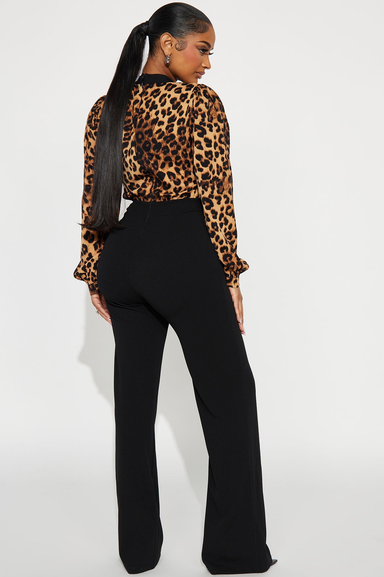 Check The Facts Jumpsuit - Brown/combo