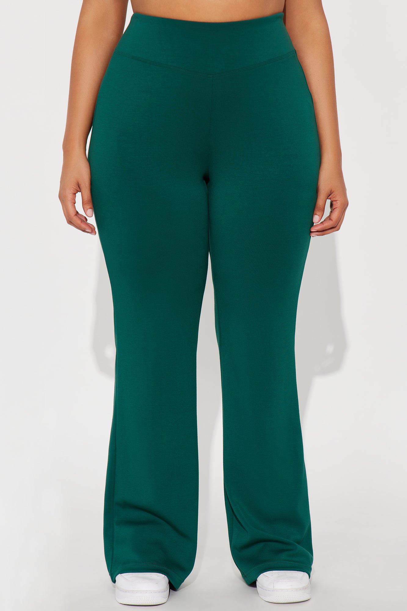 Sarah Ultra Soft Flare Pant - Hunter