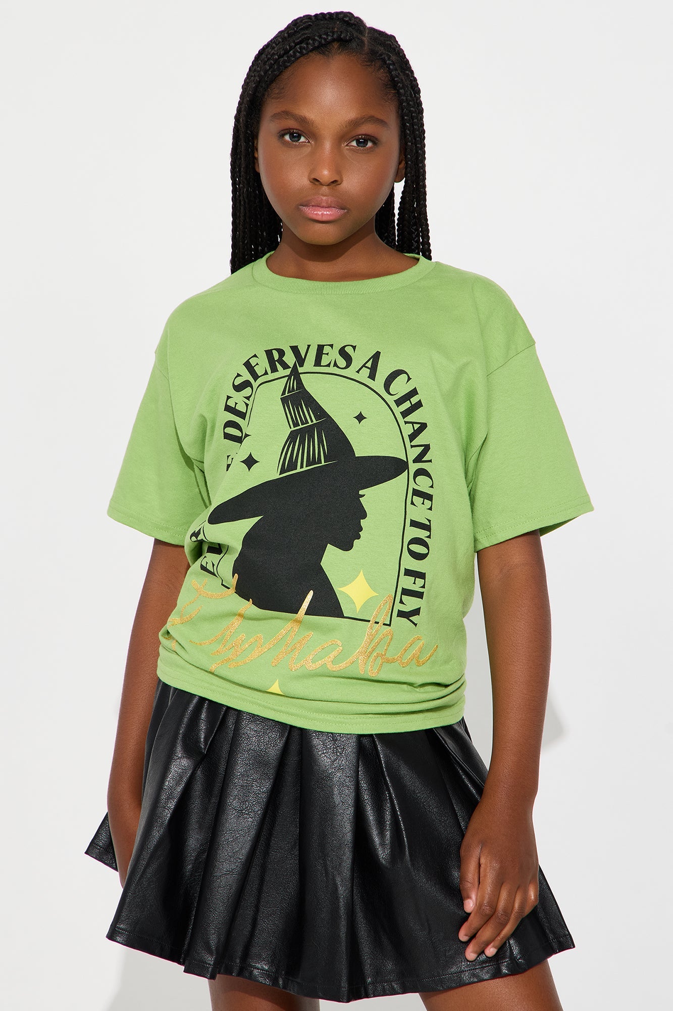 Mini Wicked Make Your Own Magic Short Sleeve Tee - Green