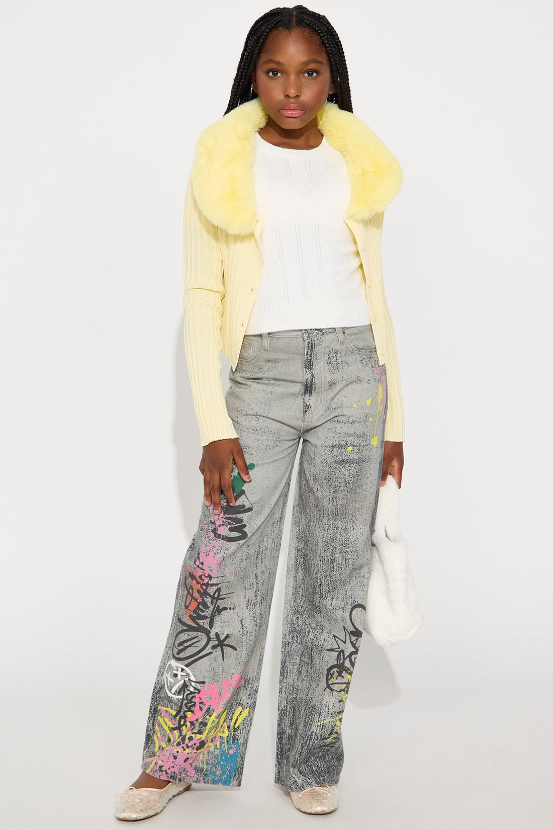 Mini Express Yourself Graffiti Jeans - Black Wash