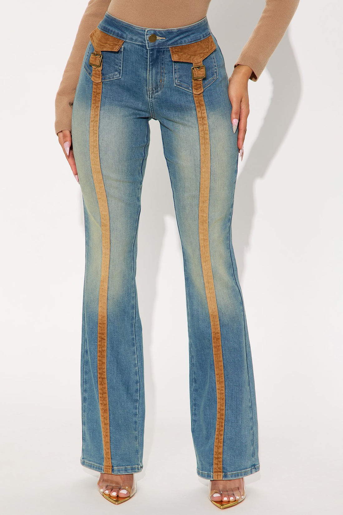 East Sixth Street Mid Rise Bootcut Jeans - Vintage Wash