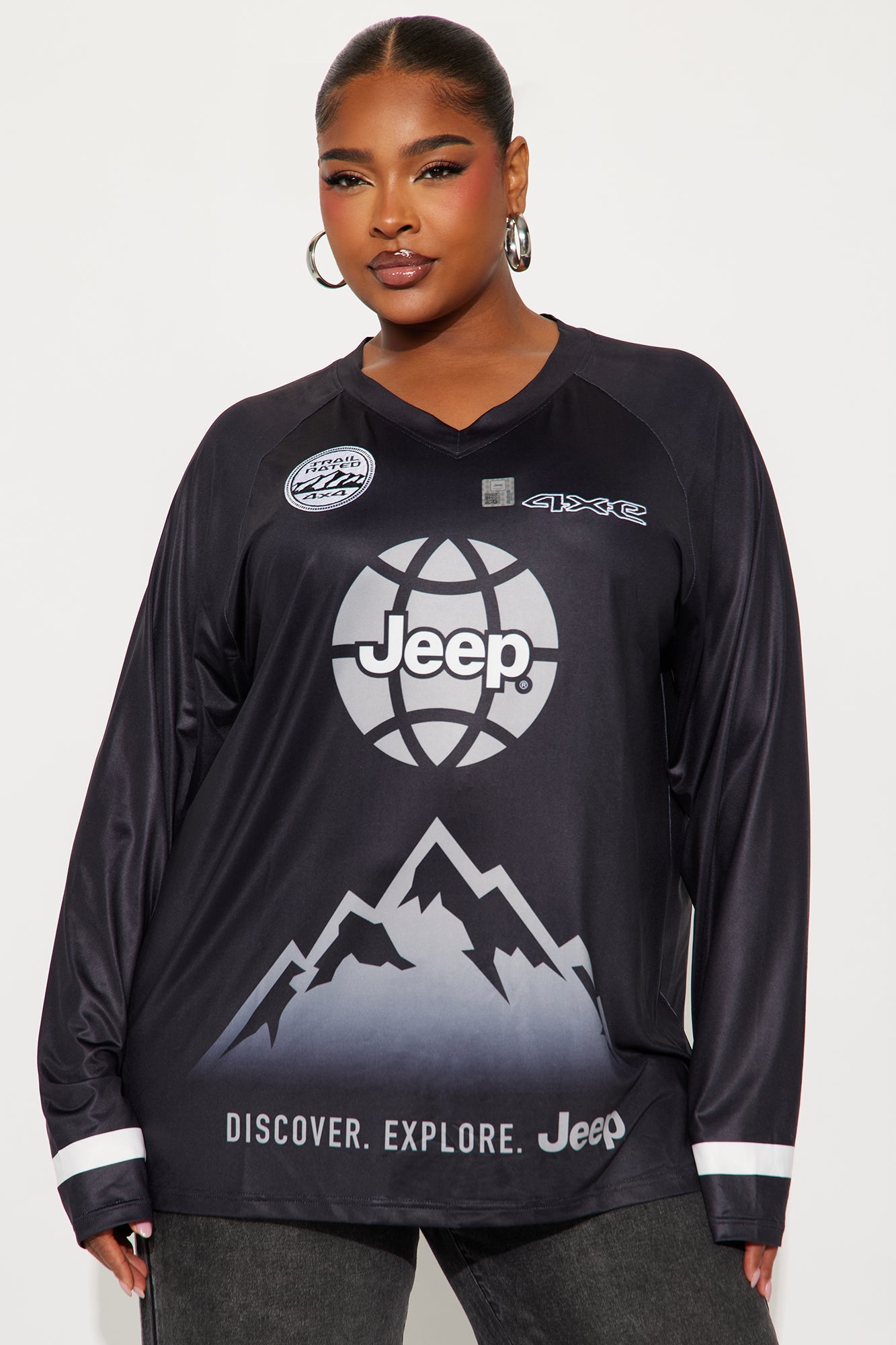 Jeep Around The Globe Jersey - Black