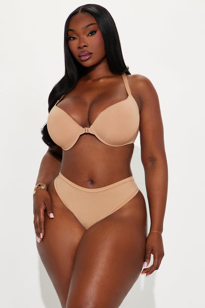 Light As A Feather Front Closure Bra - Nude