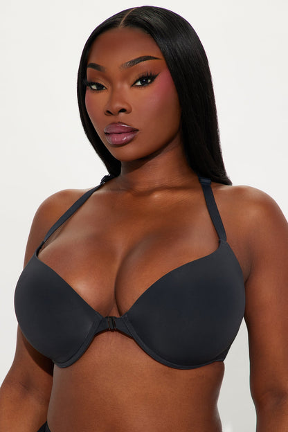 Light As A Feather Front Closure Bra - Black