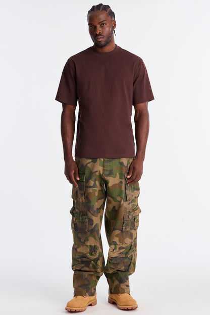 Oversized Heavyweight Tee 240GSM - Brown