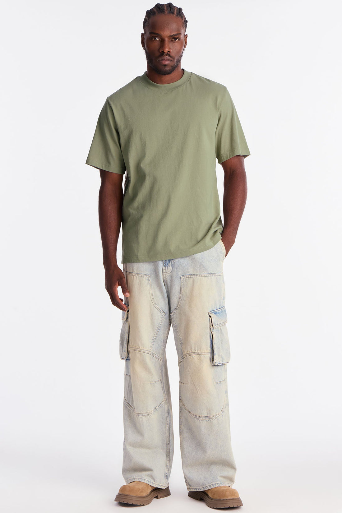 Oversized Heavyweight Tee 240GSM - Olive