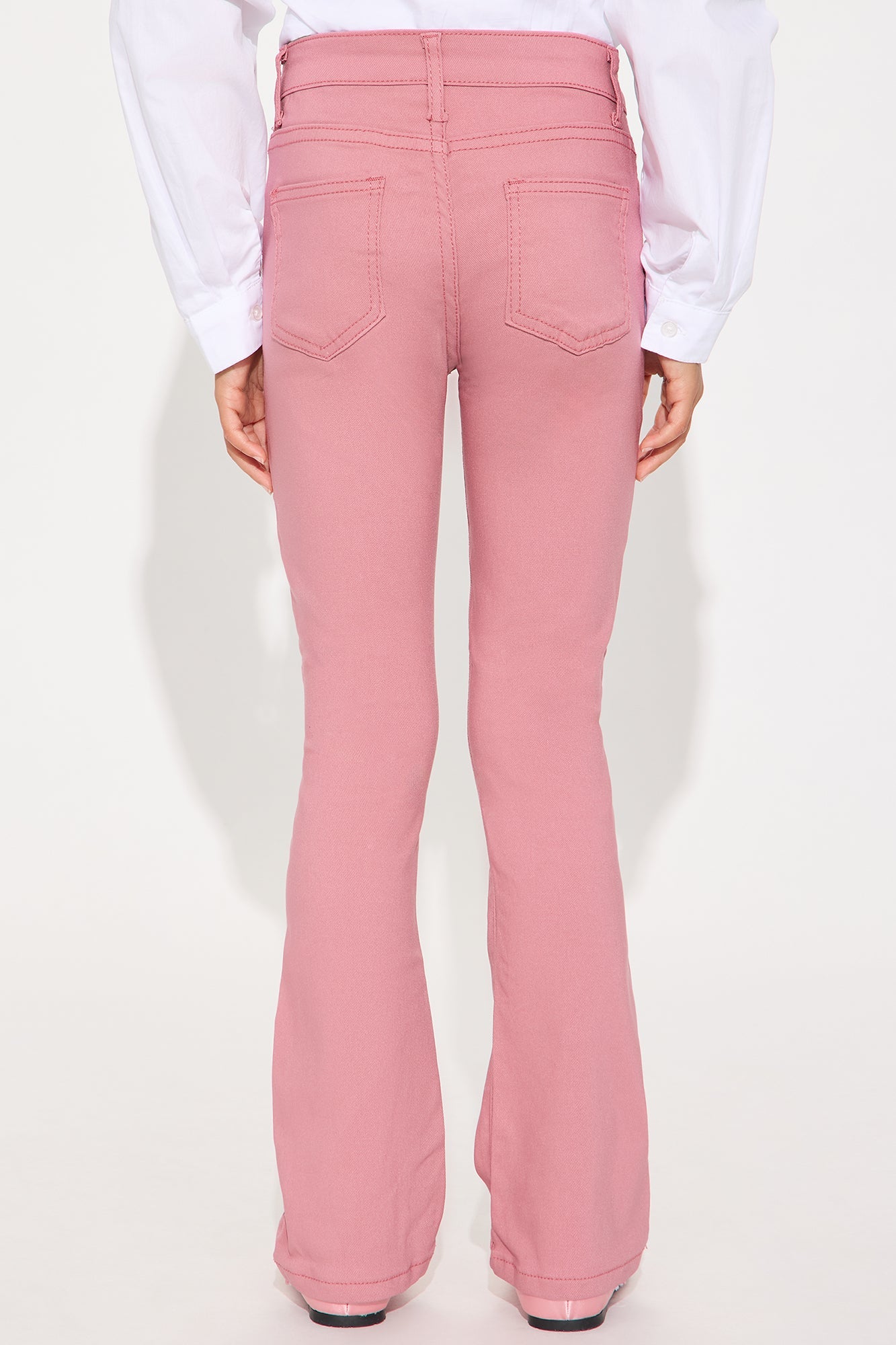 Mini Jenny Flare Leg Pants - Mauve