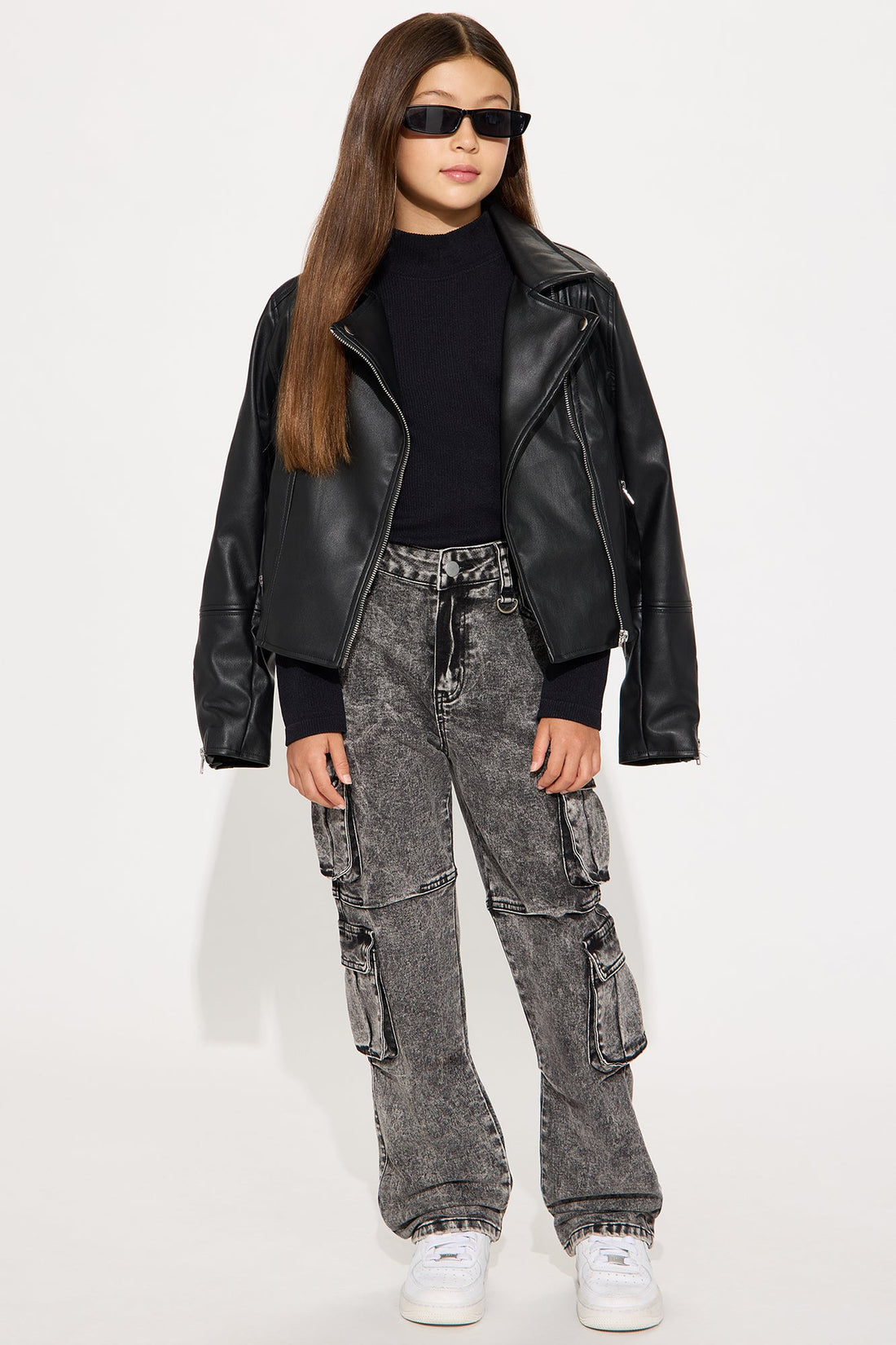 Mini City Streets Stretch Cargo Jean - Grey