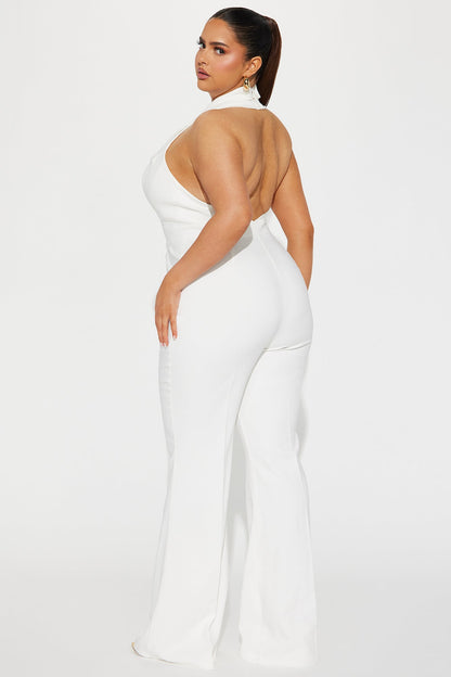 Class Act Jumpsuit - White