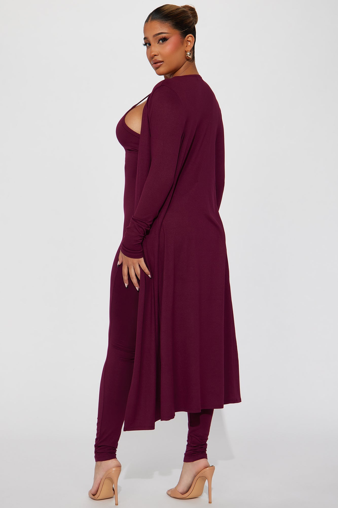 Show Me Comfort Jumpsuit - Wine