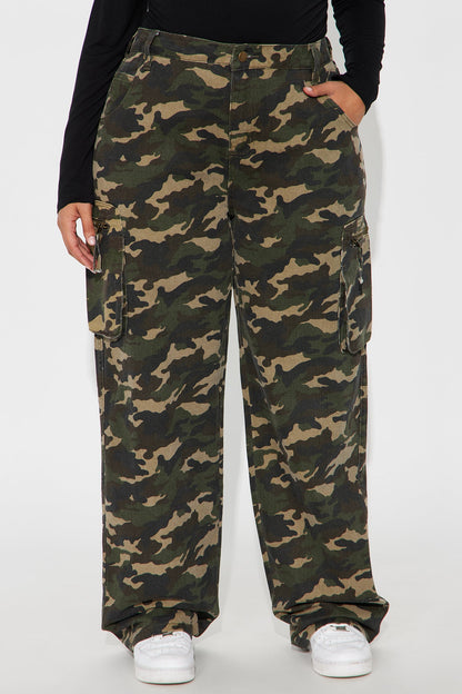 In Hiding Camo Cargo Jeans - Camouflage