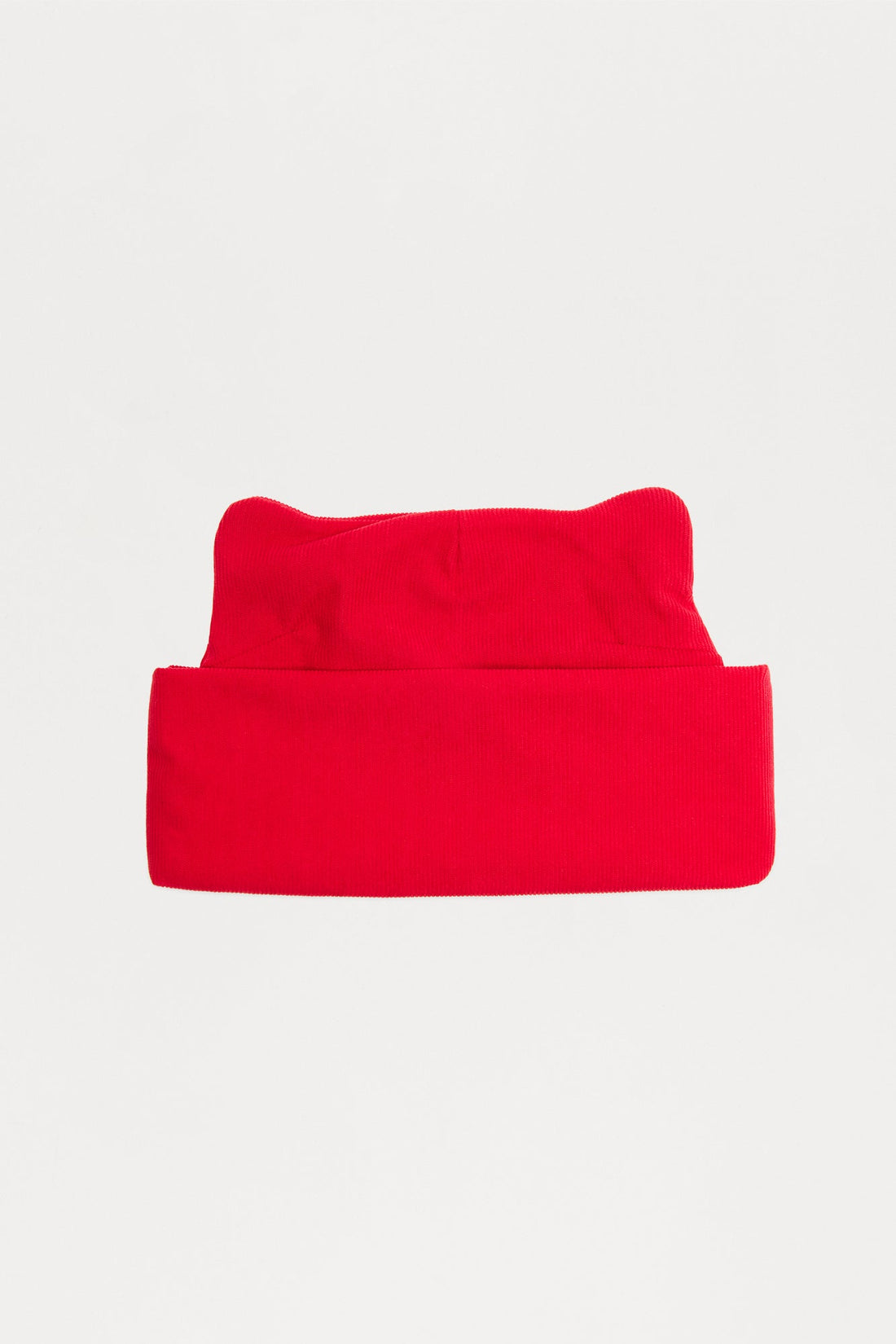 Hell Raiser Cuffed Knit Beanie - Red