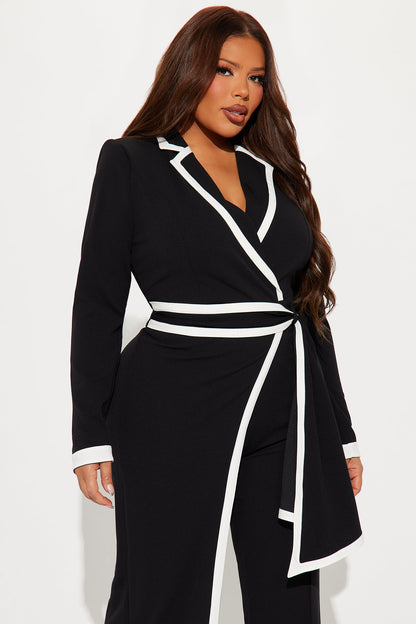 True Boss Long Sleeve Jumpsuit - Black