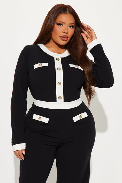 Executive Decisions Jumpsuit - Black