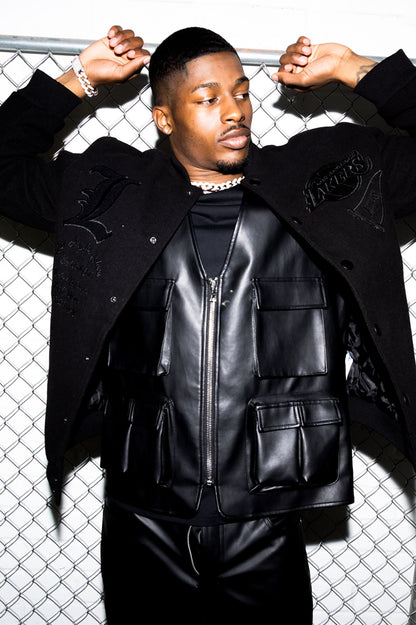 Los Angeles Lakers Varsity Jacket - Black
