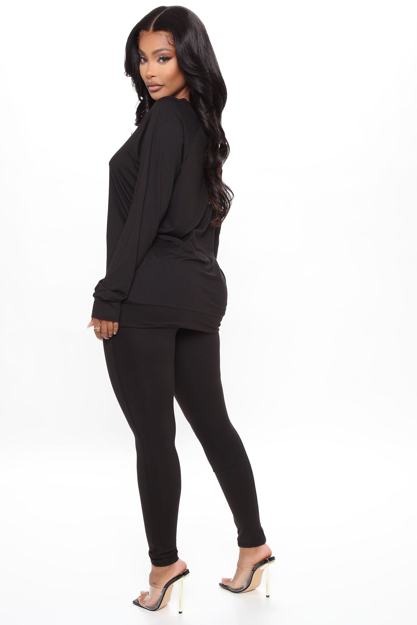 Kick Back Legging Set - Black