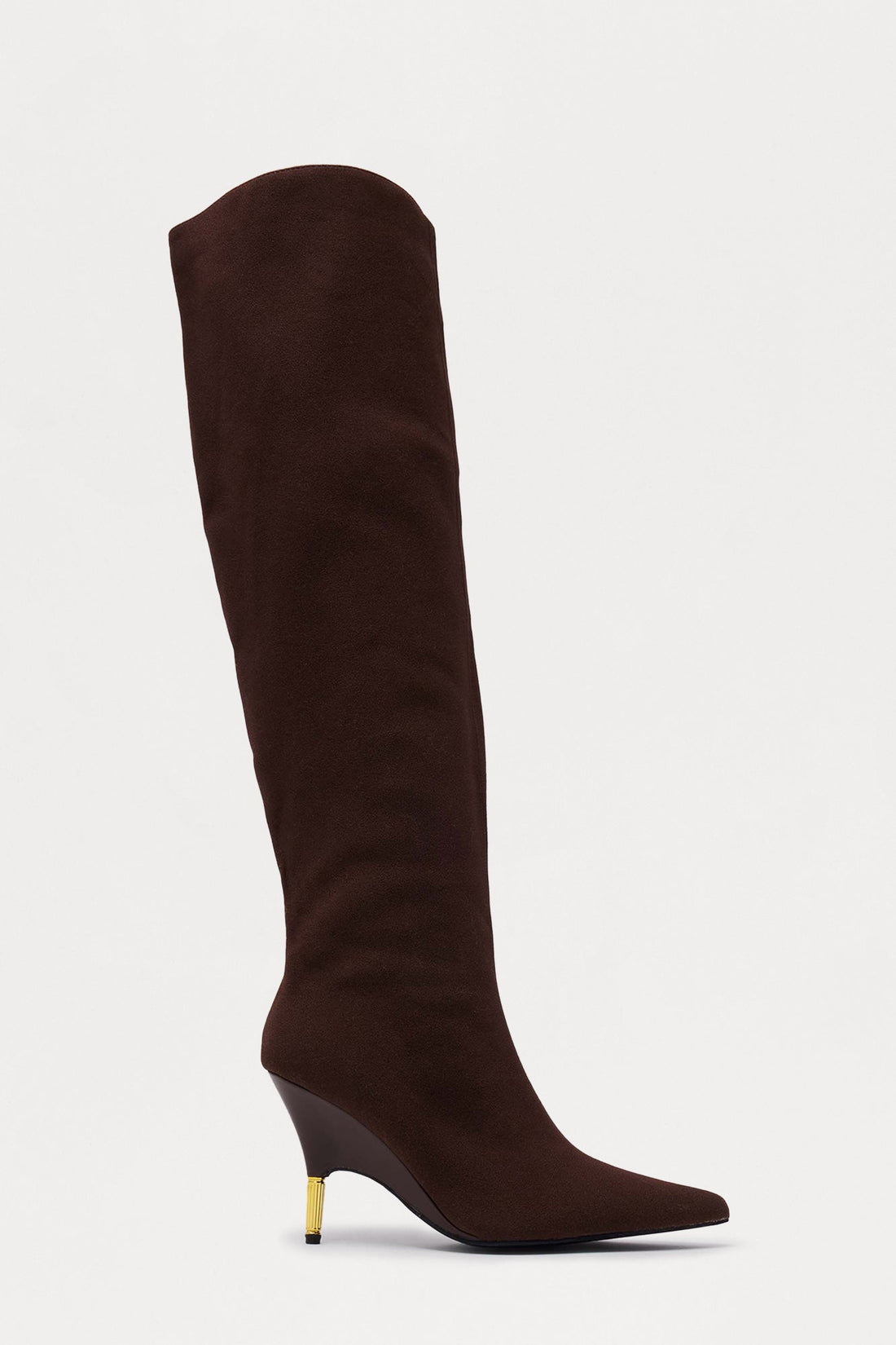 Cayenne Thigh High Boots - Chocolate