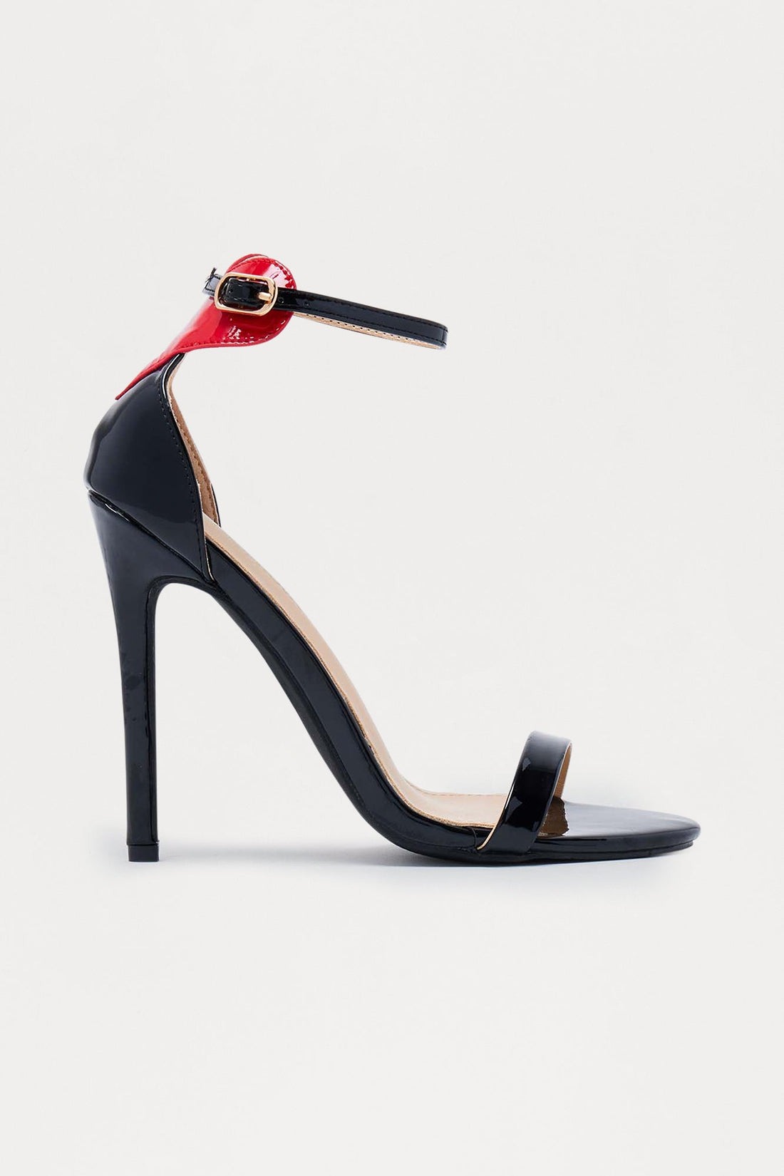 Kells Heart Stiletto Heels - Black