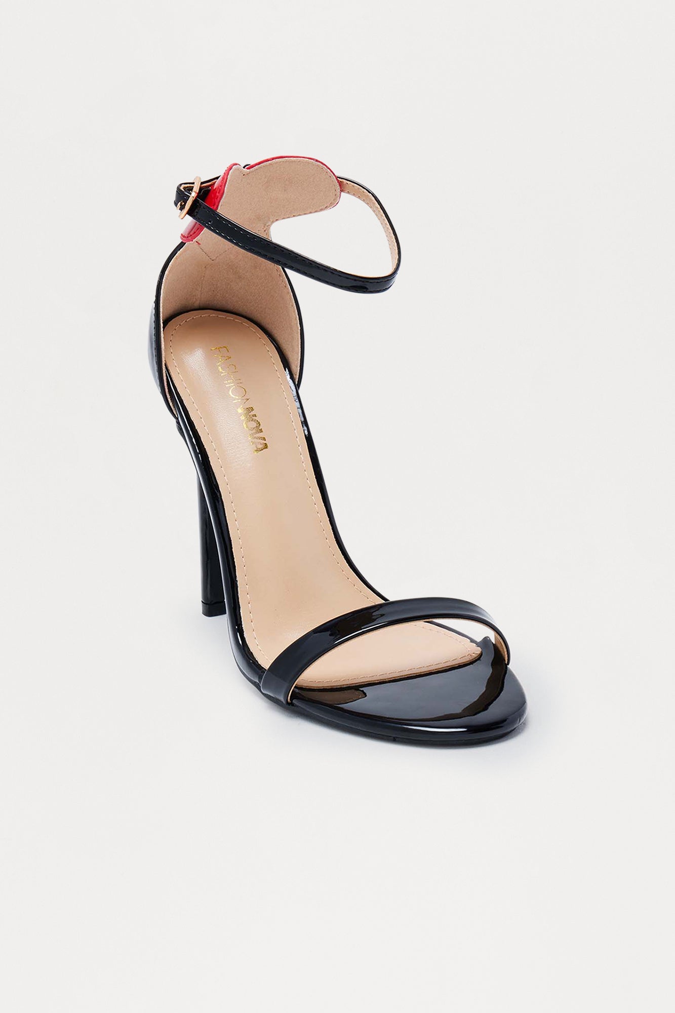 Kells Heart Stiletto Heels - Black