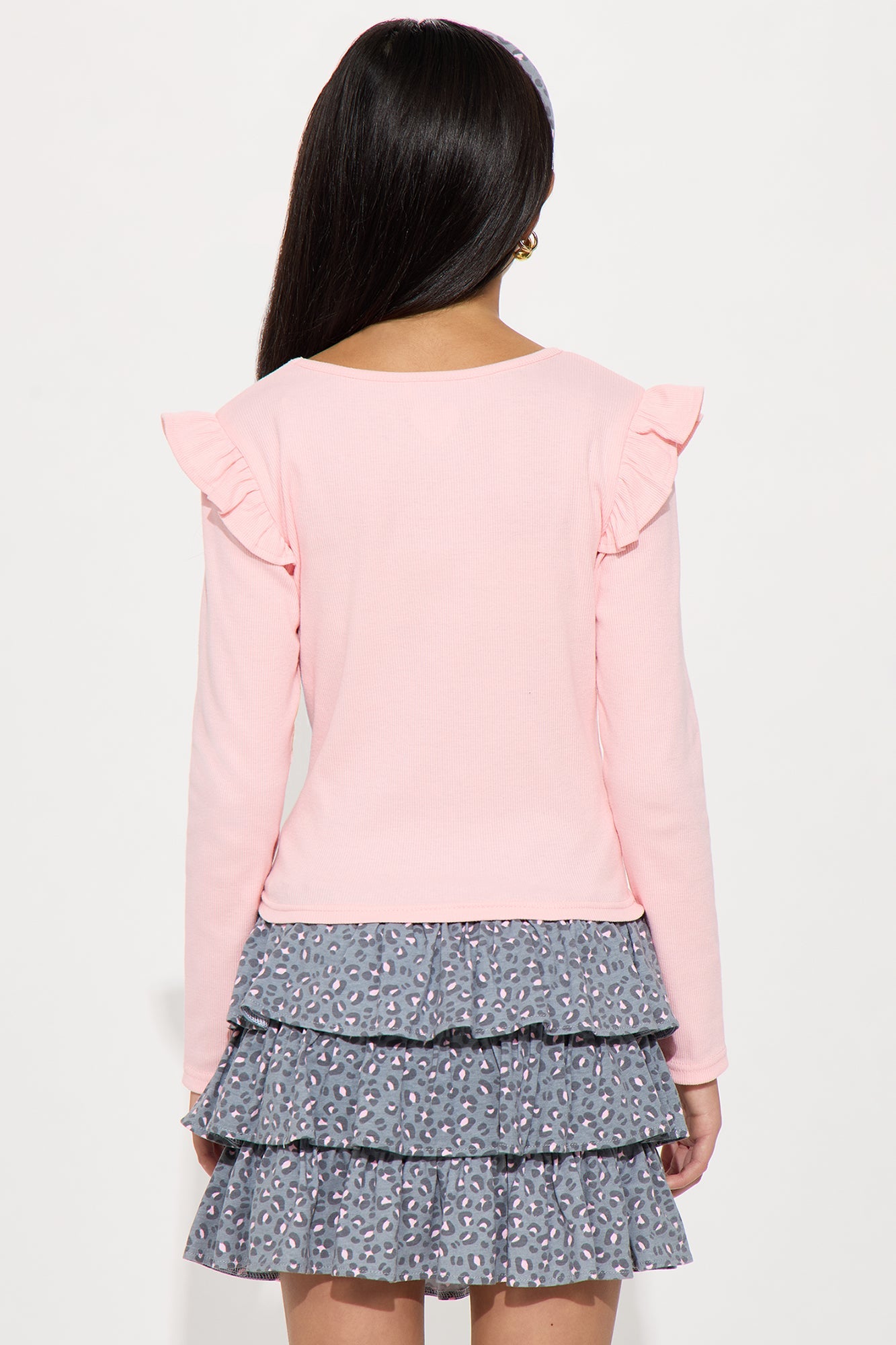 Mini Heart U Forever Skirt Set - Pink/combo