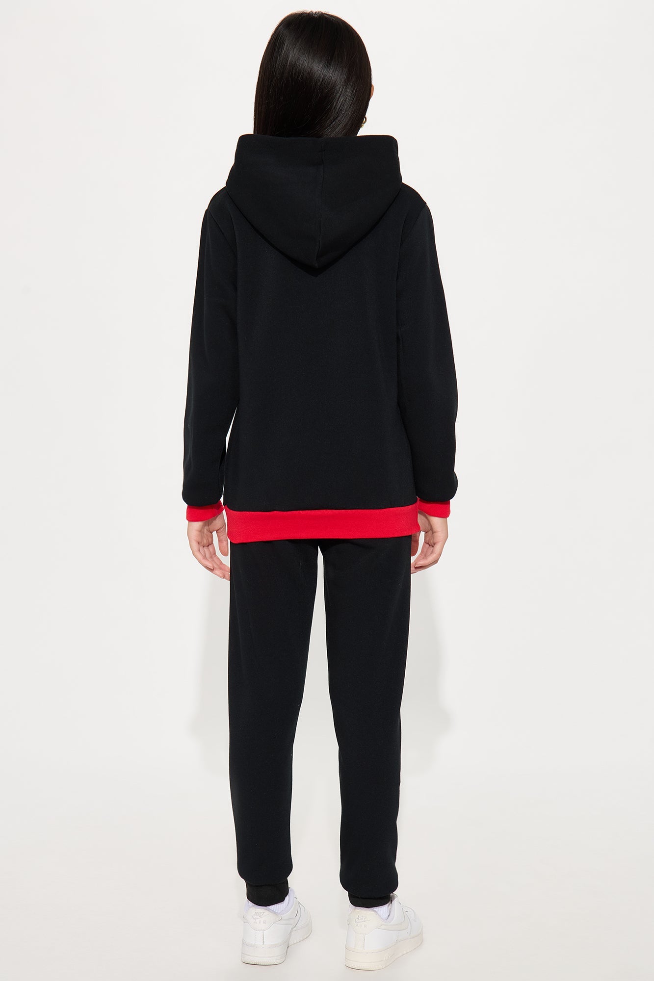 Mini Jadore Hoodie And Pant Set - Black/combo