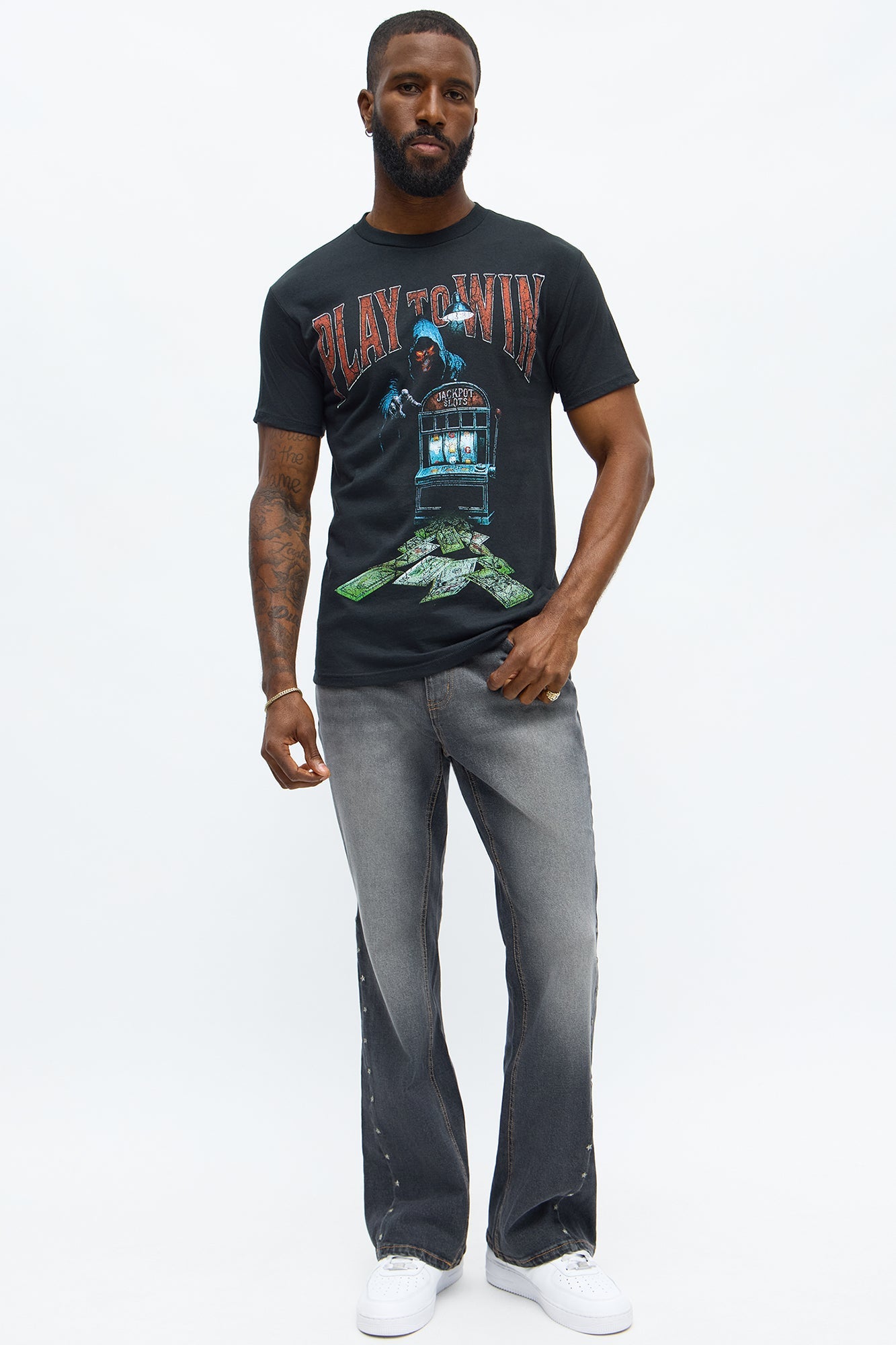 Play To Win Short Sleeve Tee - Black