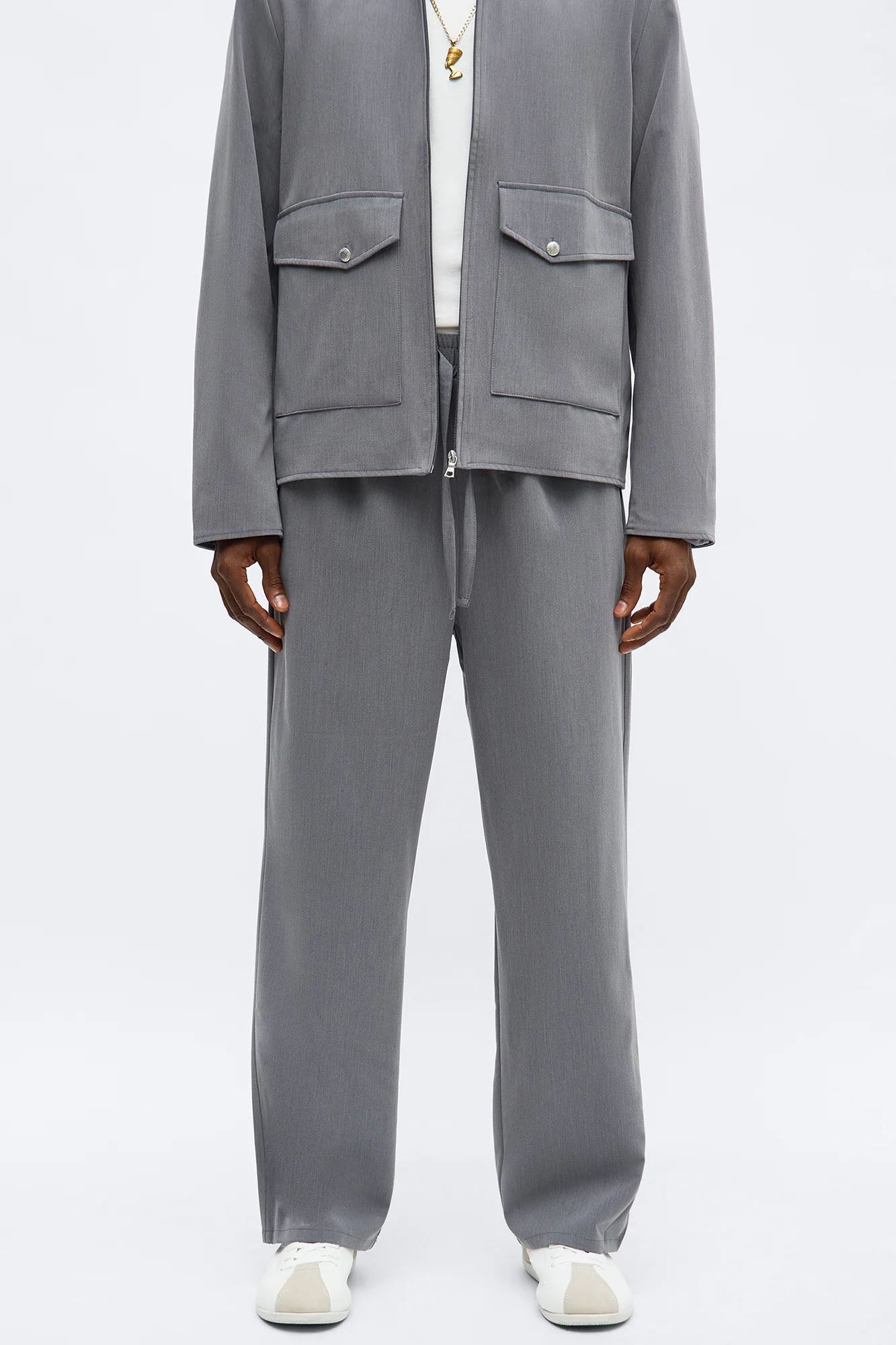 Baggy Erod Ewaist Pant - Grey